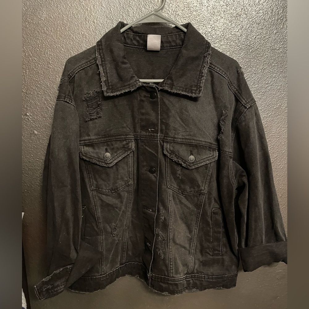 Black Jean Jacket